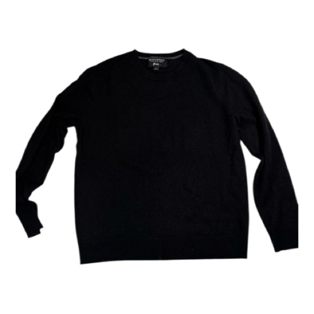 Banana Republic Baruffa Wool Sweater Size L Dark Academia Preppy Classic Grandpa